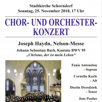 Plakat Konzert Nelson-Messe