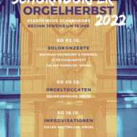 Plakat Orgelseptember